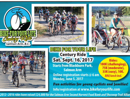 Salmon Arm Bike for Your Life Century Ride